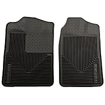 51011 Front Row Heavy Duty Series Flat Floor Mat, Black Made of Rubberized Thermoplastic Elastomer