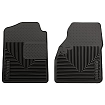 51031 Front Row Heavy Duty Series Flat Floor Mat, Black Made of Rubberized/Thermoplastic