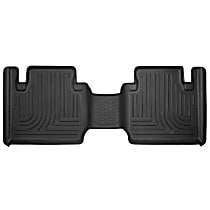 Second Row X-act Contour Series Molded Floor Liner, Black Made of Rubberized/Thermoplastic