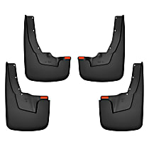 58136 Front and Rear, Driver and Passenger Side Mud Flaps, For Models with Factory Fender Flares, Set of 4