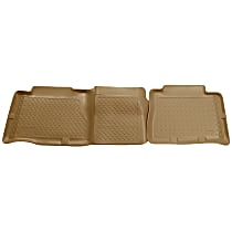 61453 Second Row Classic Style Series Molded Floor Liner, Tan Made of Rubberized/Thermoplastic