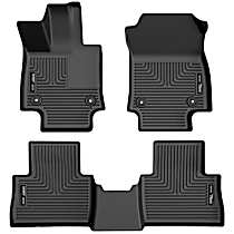 95901 Front and Second Row Weatherbeater Series, Black Made of Thermoplastic