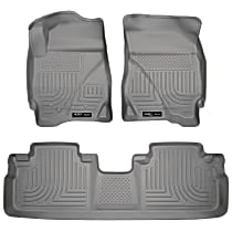 98352 Weatherbeater Series Gray Floor Mats, Front and Second Row
