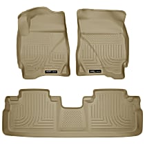 98353 Weatherbeater Series Tan Floor Mats, Front and Second Row