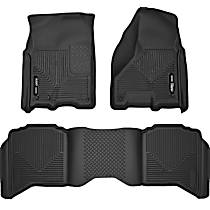 99001 Weatherbeater Series Black Floor Mats, Front and Second Row