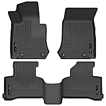 99391 Weatherbeater Series Black Floor Mats, Front and Second Row