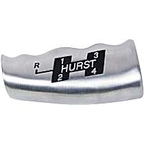 1535000 T-Handle Series Shift Knob - Brushed, Aluminum, T-Handle, Universal, Fits 3/8-16 threads, Sold individually