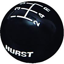 Universal, Shift Knob - Black Plastic Round  Sold individually