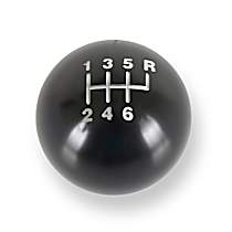 Shift Knob - Gloss Black, Billet Aluminum, Universal, Sold Individually