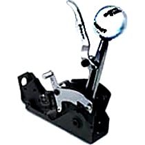 3160001 Quarter Stick Series Shifter - Aluminum Stick and High Gloss White Knob, Automatic, Direct Fit, Sold Individually