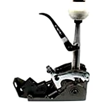 3160006 Quarter Stick Series Shifter - Aluminum Stick and High Gloss White Knob, Automatic, Direct Fit, Sold Individually