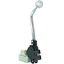 3667271 Mastershift Series Shifter - Chrome Stick and White Knob, Manual, Direct Fit, Sold individually