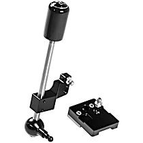 3916038 Shifter - Black, Aluminum And Stainless Steel, Manual, Direct Fit, Sold individually