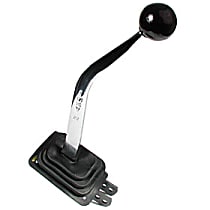 5010002 Indy Series Shifter - Chrome Stick and Black Knob, Steel and Plastic, Manual, Direct Fit, Sold Individually
