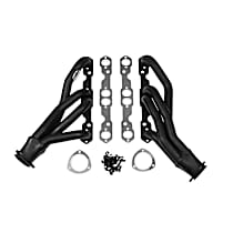 2466HKR Headers Shorty, Painted Black, Made of Steel
