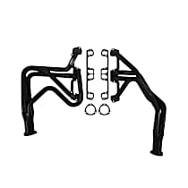 5901HKR Headers Long Tube, Painted Black, Made of Steel