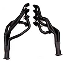 6130HKR Headers Long Tube, Painted Black, Made of Steel
