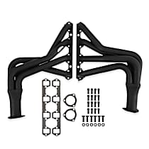 6904HKR Headers Long Tube, Painted Black, Made of Steel