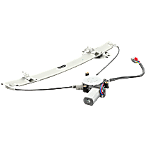 Sedan Front, Passenger Side Power Window Regulator, With Motor