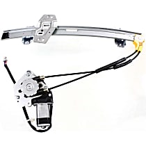Front, Passenger Side Power Window Regulator, With Motor