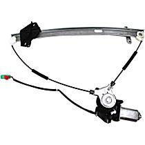 Front, Passenger Side Power Window Regulator, With Motor