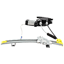 Sedan Rear, Driver Side Power Window Regulator, With Motor