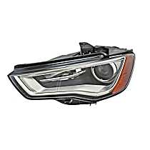 Driver Side HID/Xenon Headlight, With bulb(s), Sae Approved, OE Replacement, CAPA Verified