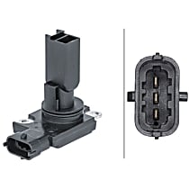 Mass Air Flow Sensor, 3-pin connector - Bolted/Bayonet - Without housing - 