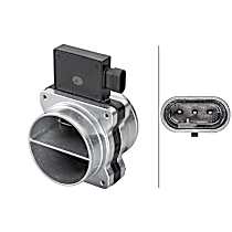 Mass Air Flow Sensor, 3-pin connector; Pipe-neck, 6 Cyl 3.2L - 