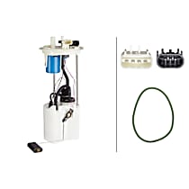 Fuel Pump, Eng. VIN: W; FI; Naturally Aspirated; FLEX; enginemfrname: Ford; Electric; With fuel sender unit; In Tank Assy. (Incl.Fuel Tank Sending Unit)(2 Port), 8 Cyl 4.6L - 