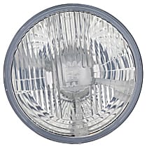 55 2796 100 Driver or Passenger Side Halogen Headlight, Without bulb(s), OE Replacement