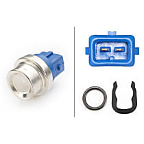 Coolant Temperature Sensor, 4 Cyl 1.8L, Eng. VIN: B; 2-pin connector - Plugged - With seal - With retaining ring; 2-Pin - 