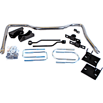 7272 Rear Sway Bar Kit, Steel, 1.31 in., Adjustable (Rear Only), Powdercoated Black