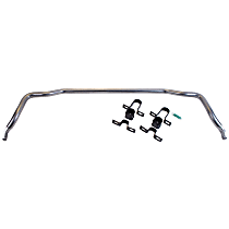 Front Sway Bar Kit, 2-Door, Extended Cargo Van, RWD, Uses Factory End Links, with Rear Disc Brakes And without Factory RSB, 1 3/8 in. Bar Dia., Steel, 1.38 in., Non-adjustable, Powdercoated Black