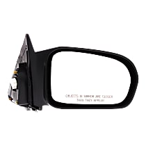 Passenger Side Mirror, Coupe, USA Built Vehicle, Power Adjust, Non-Heated, Paintable, Non-Folding, No Signal Light, No Blind Spot Feature, No Memory, No Puddle Light, No Auto-Dimming