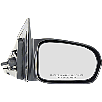 Passenger Side Mirror, 4-Door, Sedan, Manual Adjust, Non-Heated, Paintable, Non-Folding, No Signal Light, No Blind Spot Feature, No Memory, No Puddle Light, No Auto-Dimming