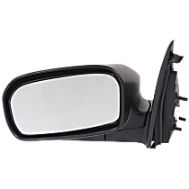 Sedan Driver Side Mirror, Power Adjust, Non-Heated, Manual Folding, Paintable, No Signal Light, No Memory, No Puddle Light, No Auto-Dimming, No Blind Spot Feature