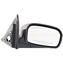 Passenger Side Mirror, 4-Door, Sedan, Power Adjust, Non-Heated, Paintable, Manual Folding, No Signal Light, No Blind Spot Feature, No Memory, No Puddle Light, No Auto-Dimming