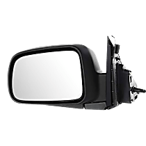 Driver Side Mirror, Power, Non-Heated, Manual Folding, Paintable, No Signal Light, No Memory, No Puddle Light, No Auto-Dimming, No Blind Spot Feature