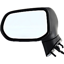 Sedan Driver Side Mirror, Power, Non-Heated, Manual Folding, Paintable, No Signal Light, No Memory, No Puddle Light, No Auto-Dimming, No Blind Spot Feature