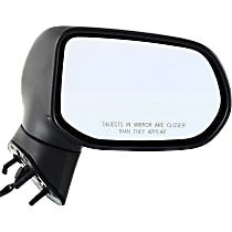 Sedan Passenger Side Mirror, Power, Non-Heated, Manual Folding, Paintable, No Signal Light, No Memory, No Puddle Light, No Auto-Dimming, No Blind Spot Feature