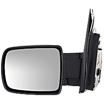 Driver Side Mirror, Power, Manual Folding, Heated, Paintable, Without Signal Light, Without memory, Without Puddle Light, Without Auto-Dimming, Without Blind Spot Feature