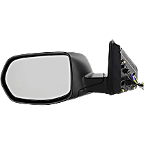 Driver Side Mirror, Power, Non-Heated, Manual Folding, Textured Black, No Signal Light, No Memory, No Puddle Light, No Auto-Dimming, No Blind Spot Feature