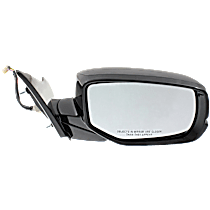 Passenger Side Mirror, Power, Manual Folding, Heated, Paintable, In-housing Signal Light, Without memory, Without Puddle Light, Without Auto-Dimming, Without Blind Spot Feature