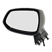 Driver Side Mirror, Power, Manual Folding, Non-Heated, Paintable, Without Signal Light, Without memory, Without Puddle Light, Without Auto-Dimming, Without Blind Spot Feature