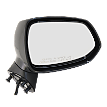 Passenger Side Mirror, Power, Manual Folding, Non-Heated, Paintable, Without Signal Light, Without memory, Without Puddle Light, Without Auto-Dimming, Without Blind Spot Feature