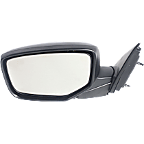 Sedan Driver Side Mirror, Power, Non-Heated, Manual Folding, Paintable, No Signal Light, No Memory, No Puddle Light, No Auto-Dimming, No Blind Spot Feature