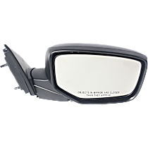 Sedan Passenger Side Mirror, Power, Non-Heated, Manual Folding, Paintable, No Signal Light, No Memory, No Puddle Light, No Auto-Dimming, No Blind Spot Feature