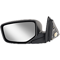 Sedan Driver Side Mirror, Power, Heated, Manual Folding, Paintable, No Signal Light, No Memory, No Puddle Light, No Auto-Dimming, No Blind Spot Feature