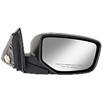 Passenger Side Mirror, Power, Manual Folding, Heated, Paintable, Without Signal Light, Without memory, Without Puddle Light, Without Auto-Dimming, Without Blind Spot Feature